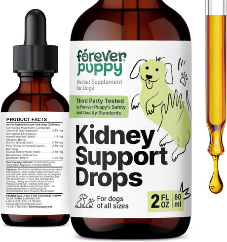 FOREVER PUPPY - Forever Puppy Kidney Support Drops for Dogs 2 Fl.Oz. - The Red Vitamin MX - Suplementos Herbales Para Perros - {{ shop.shopifyCountryName }}