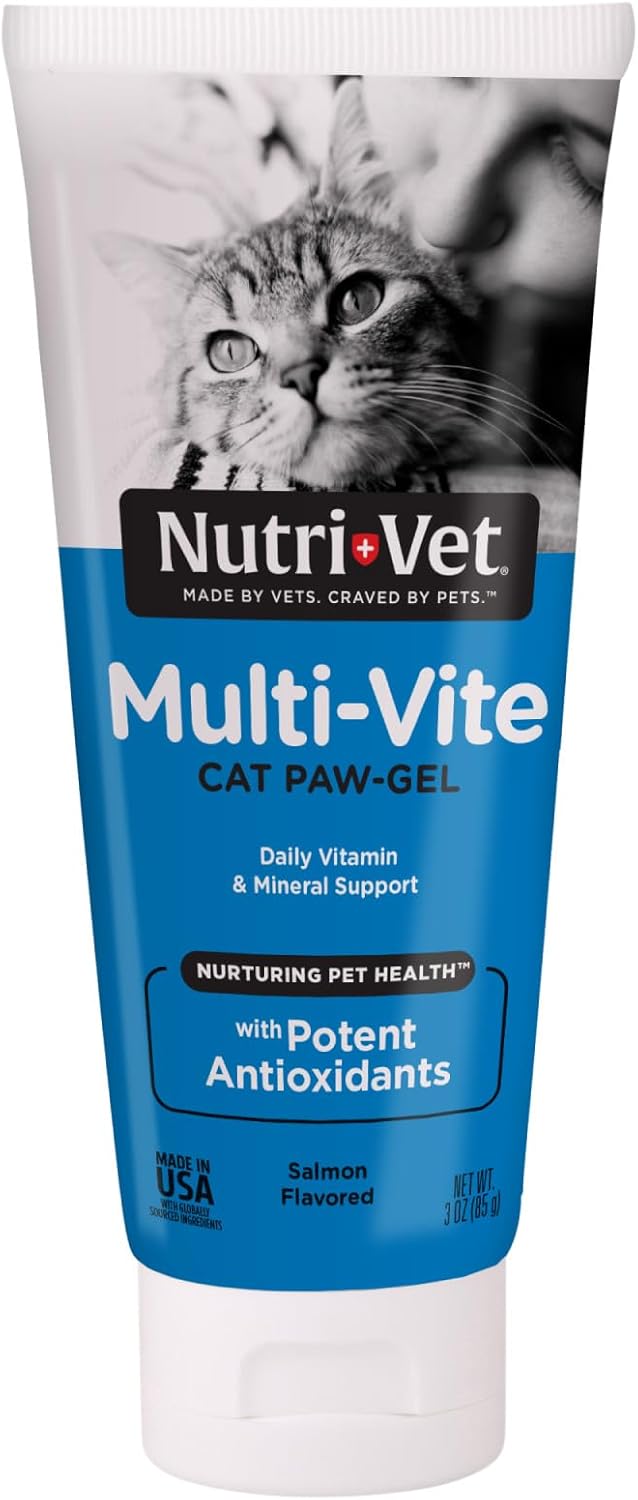 Nutri-Vet Multi-Vite Paw Gel for Cats Daily Vitamin 85Gr.