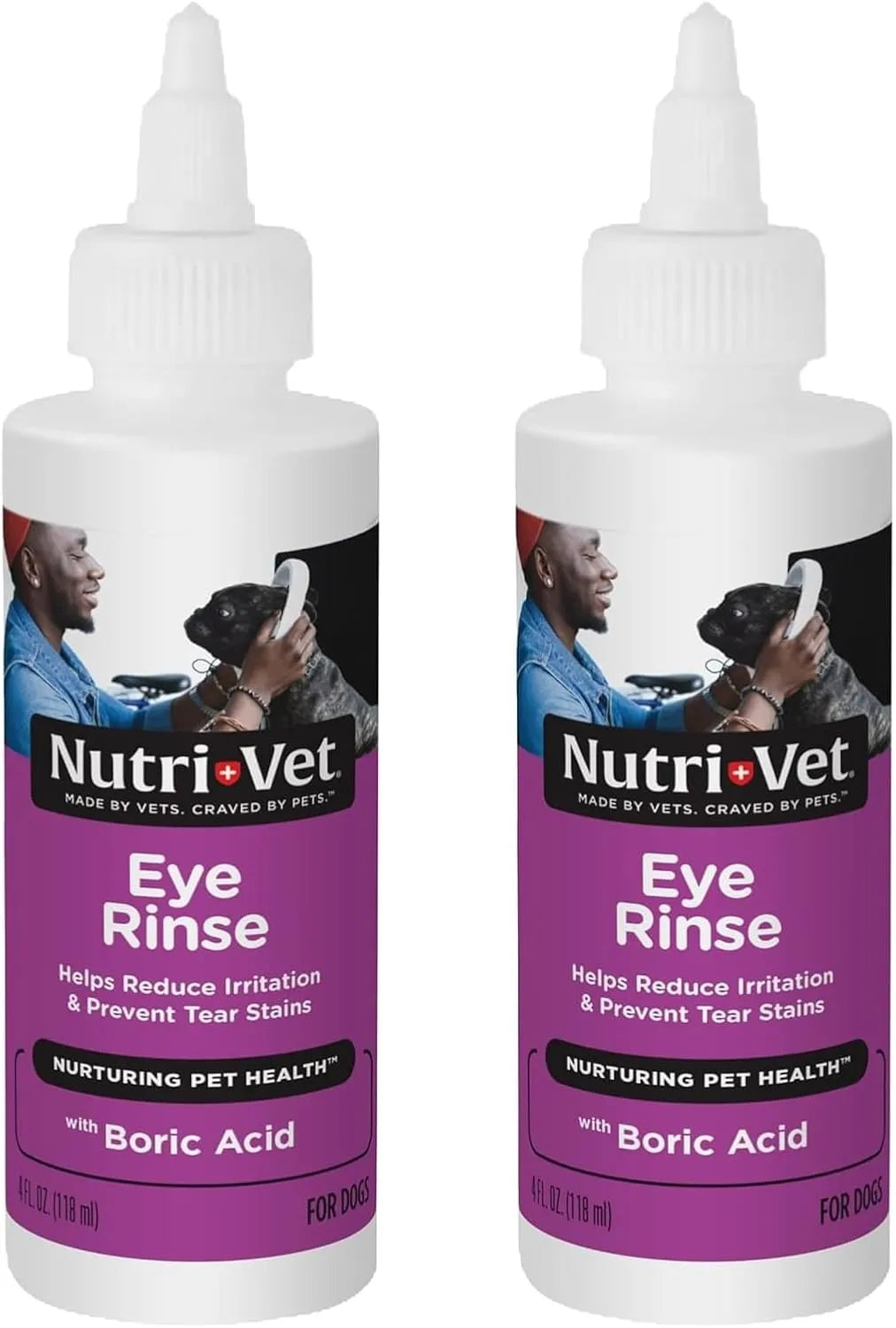 NUTRI-VET - Nutri-Vet Eye Rinse for Dogs 4 Fl.Oz. 2 Pack - The Red Vitamin MX - Cuidado De Los Ojos De Los Perros - {{ shop.shopifyCountryName }}