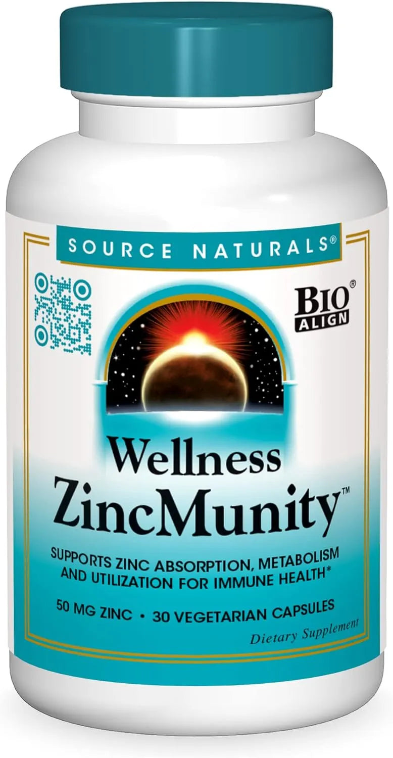 SOURCE NATURALS - Source Naturals Wellness ZincMunity 30 Capsulas - The Red Vitamin MX - Suplementos Alimenticios - {{ shop.shopifyCountryName }}