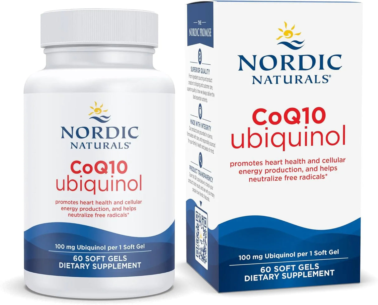 NORDIC NATURALS - Nordic Naturals Nordic CoQ10 Ubiquinol 100Mg. 60 Capsulas Blandas - The Red Vitamin MX - Suplementos Alimenticios - {{ shop.shopifyCountryName }}
