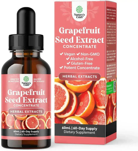 NATURES CRAFT - Natures Craft GSE Grapefruit Seed Extract Liquid 60Ml. - The Red Vitamin MX - Suplementos Alimenticios - {{ shop.shopifyCountryName }}