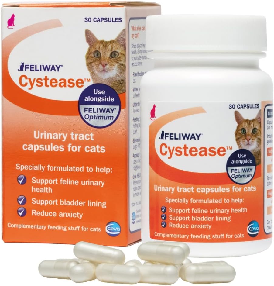 FELIWAY Cystease Advanced Urinary Tract Support for Cats 30 Tabletas