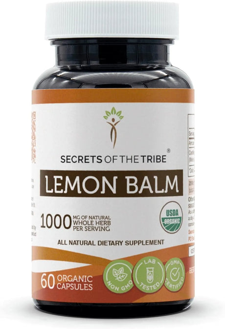 SECRETS OF THE TRIBE - Secrets of the Tribe Lemon Balm 1000Mg. 60 Capsulas - The Red Vitamin MX - Suplementos Alimenticios - {{ shop.shopifyCountryName }}