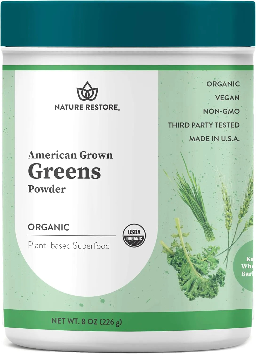NATURE RESTORE - Nature Restore Greens Powder 226Gr. - The Red Vitamin MX - Suplementos Alimenticios - {{ shop.shopifyCountryName }}