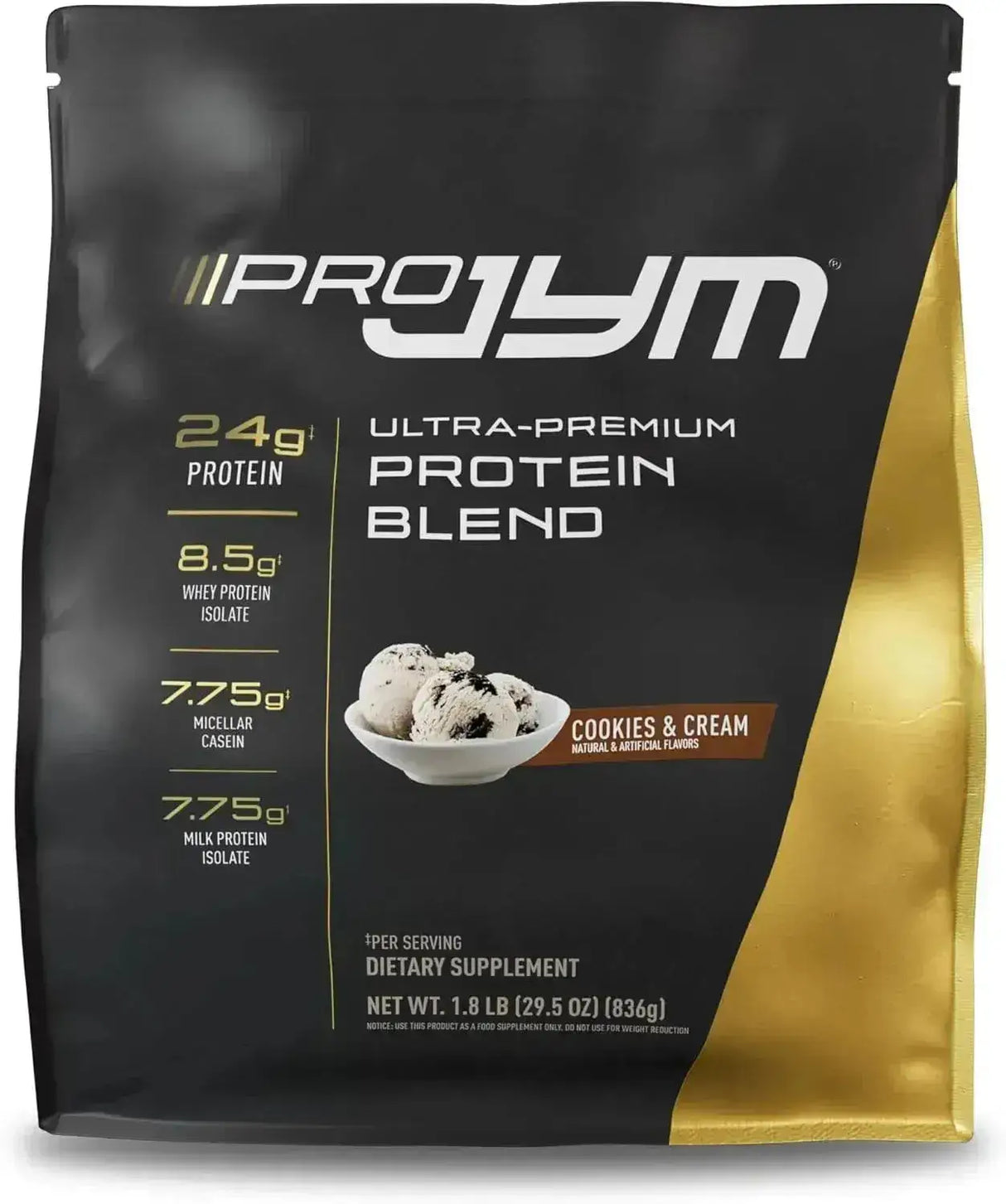 JYM - Jym Supplement Science Pro JYM Cookies & Cream Protein Powder 22 Servicios 836Gr. - The Red Vitamin MX - Suplementos Alimenticios - {{ shop.shopifyCountryName }}