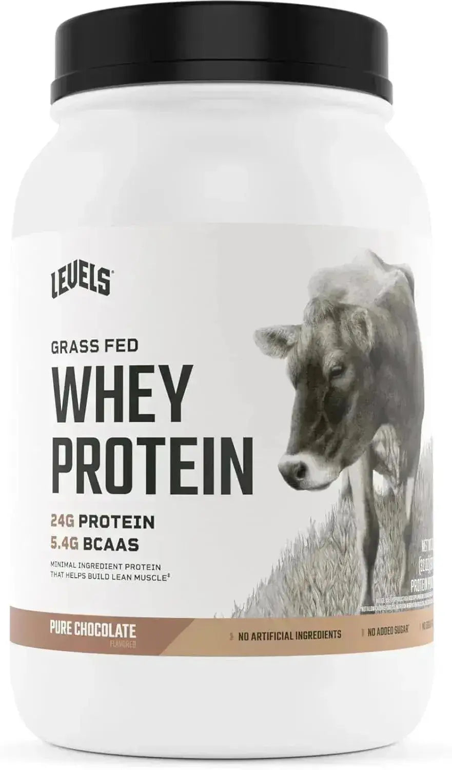 LEVELS - Levels Grass Fed Whey Protein Powder Pure Chocolate 2Lb. - The Red Vitamin MX - Suplementos Alimenticios - {{ shop.shopifyCountryName }}