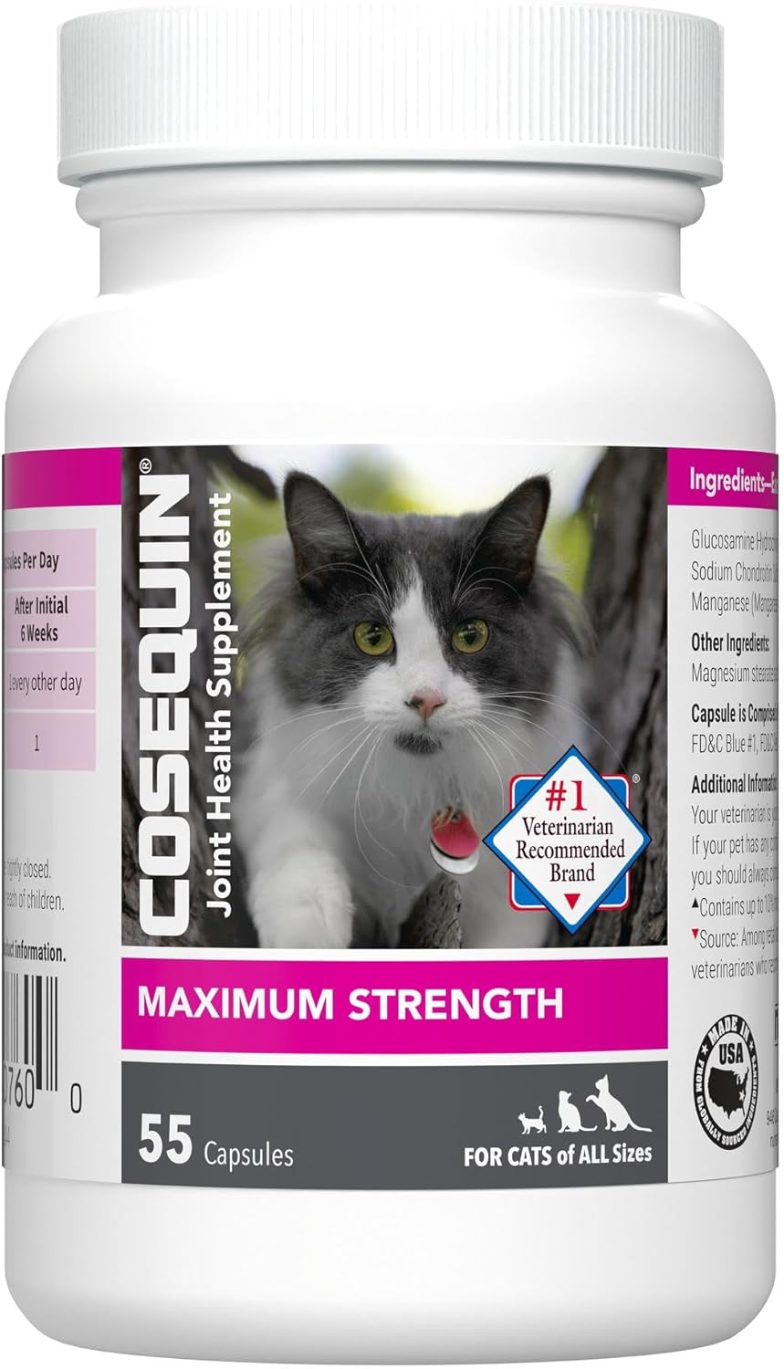 Nutramax Cosequin for Cats Joint Health Supplement 55 Capsulas
