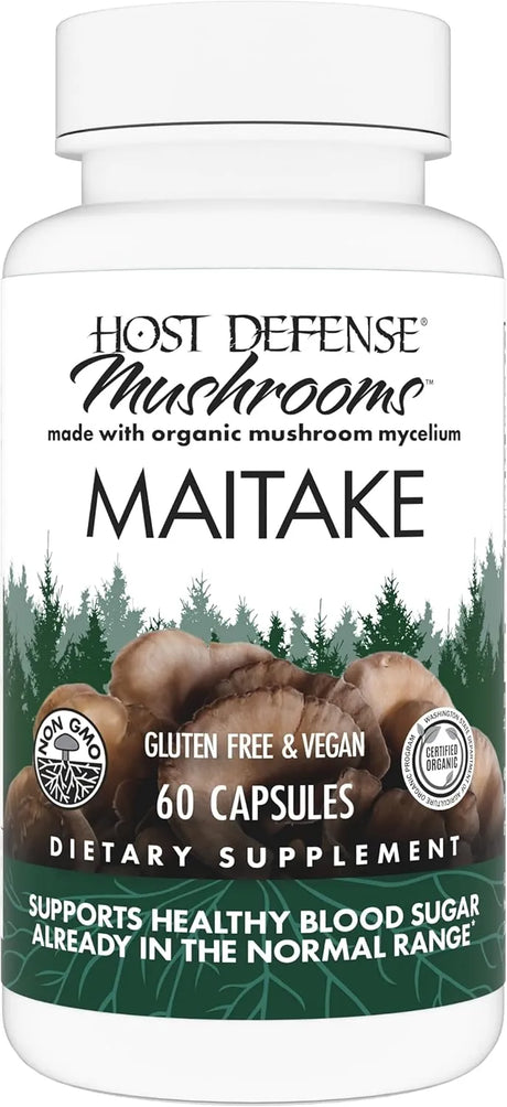 HOST DEFENSE - Host Defense Maitake 60 Capsulas - The Red Vitamin MX - Suplementos Alimenticios - {{ shop.shopifyCountryName }}