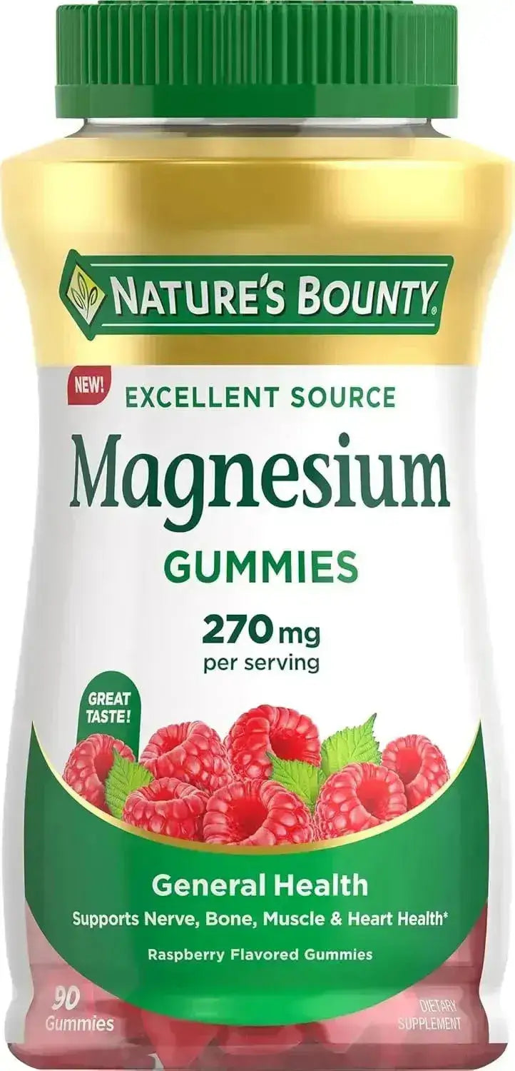 NATURE'S BOUNTY - Nature's Bounty Magnesium Gummies 270Mg. 90 Gomitas - The Red Vitamin MX - Suplementos Alimenticios - {{ shop.shopifyCountryName }}