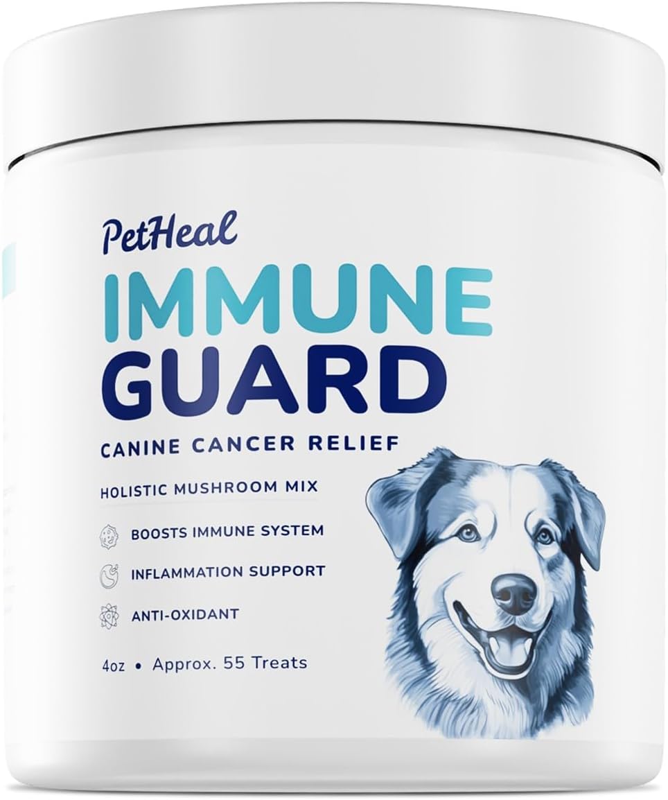 PetHeal Immune Guard Advanced Support for Dogs with Cancer 55 Masticables