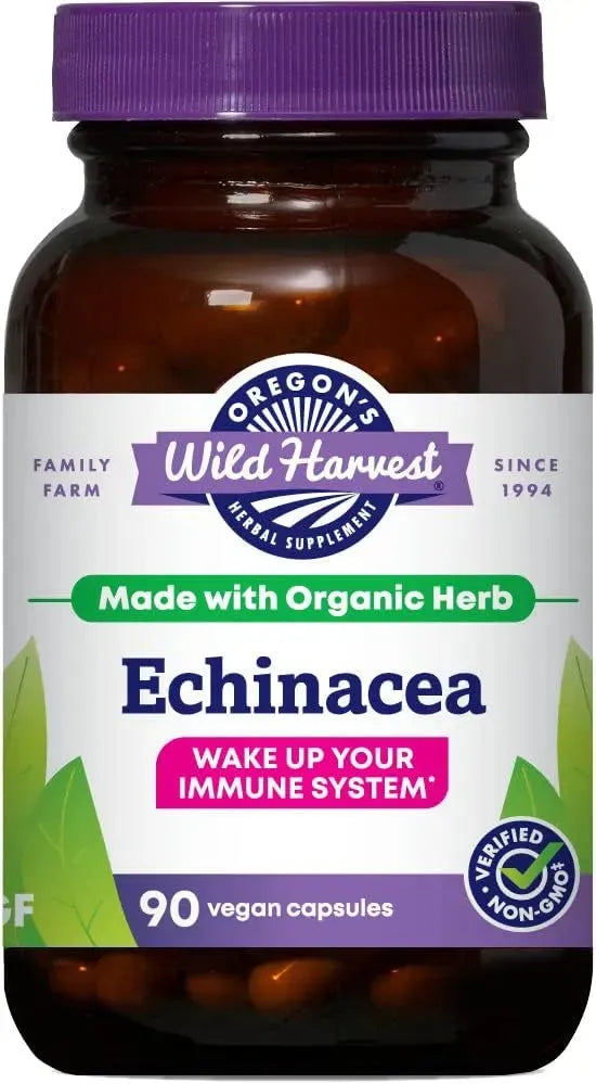 OREGON'S WILD HARVEST - Oregon's Wild Harvest Echinacea 90 Capsulas - The Red Vitamin MX - Suplementos Alimenticios - {{ shop.shopifyCountryName }}