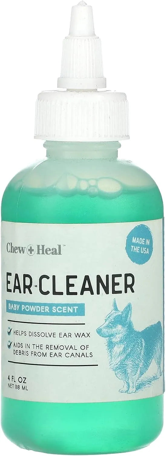 CHEW + HEAL - Chew + Heal Dog Ear Cleaner Solution 4 Fl.Oz. - The Red Vitamin MX - Cuidado Del Oído De Perros - {{ shop.shopifyCountryName }}