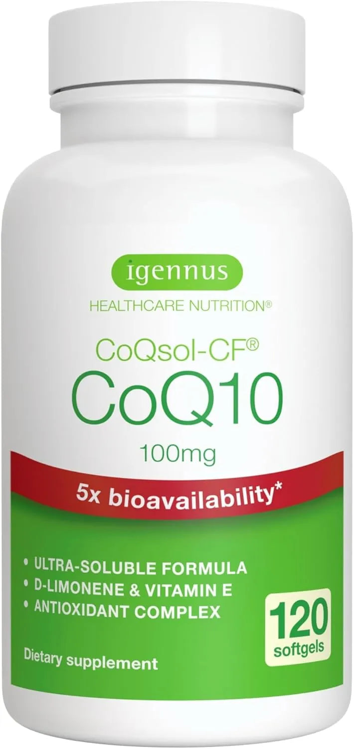 IGENNUS - Igennus Advanced CoQ10 100Mg. 120 Capsulas Blandas - The Red Vitamin MX - Suplementos Alimenticios - {{ shop.shopifyCountryName }}