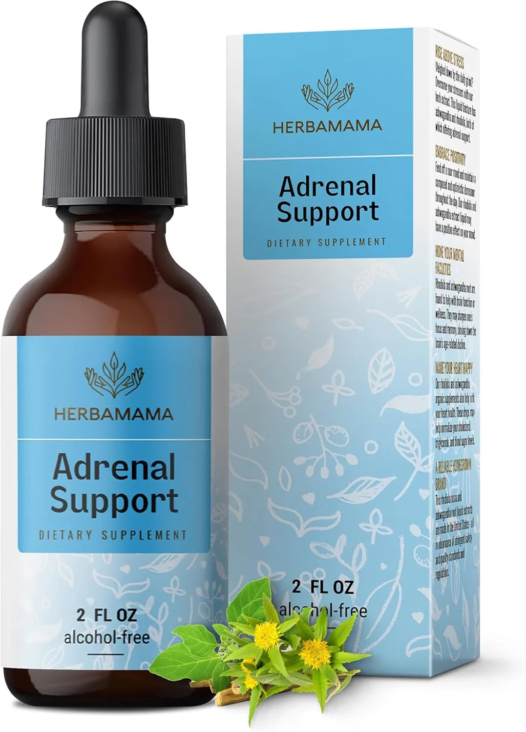 HERBAMAMA - HERBAMAMA Adrenal Support Liquid Drops 2 Fl.Oz. - The Red Vitamin MX - Suplementos Alimenticios - {{ shop.shopifyCountryName }}
