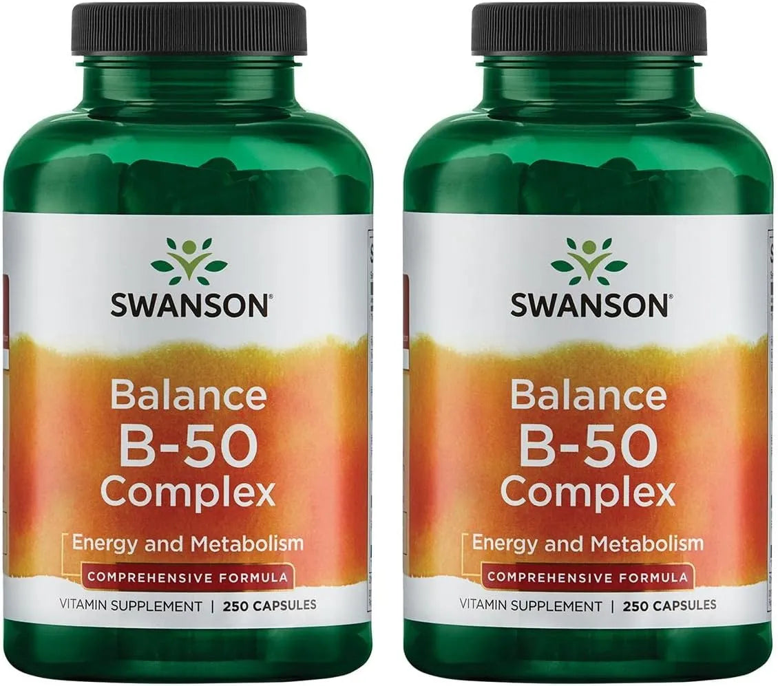 SWANSON - Swanson B-50 B-Complex 250 Capsulas 2 Pack - The Red Vitamin MX - Suplementos Alimenticios - {{ shop.shopifyCountryName }}