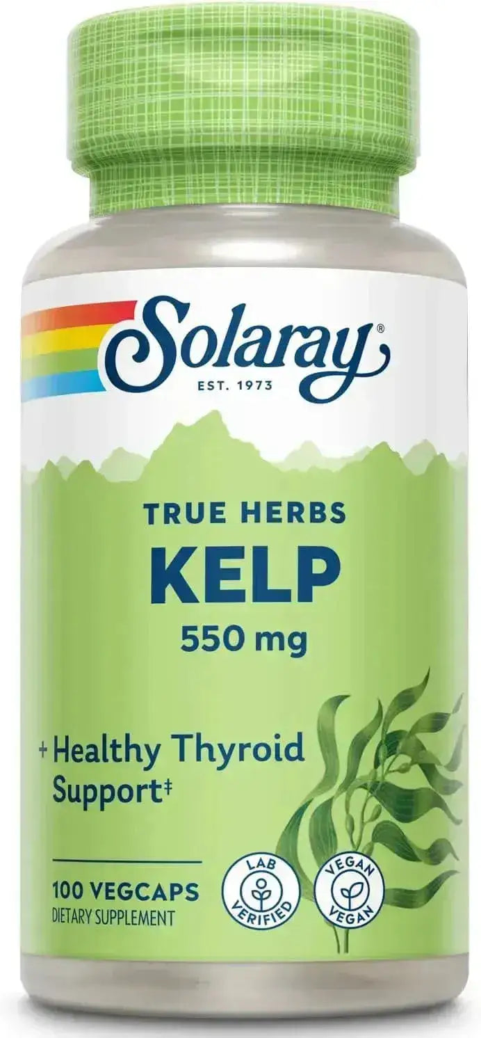 SOLARAY - Solaray Kelp 550Mg. 100 Capsulas - The Red Vitamin MX - Suplementos Alimenticios - {{ shop.shopifyCountryName }}