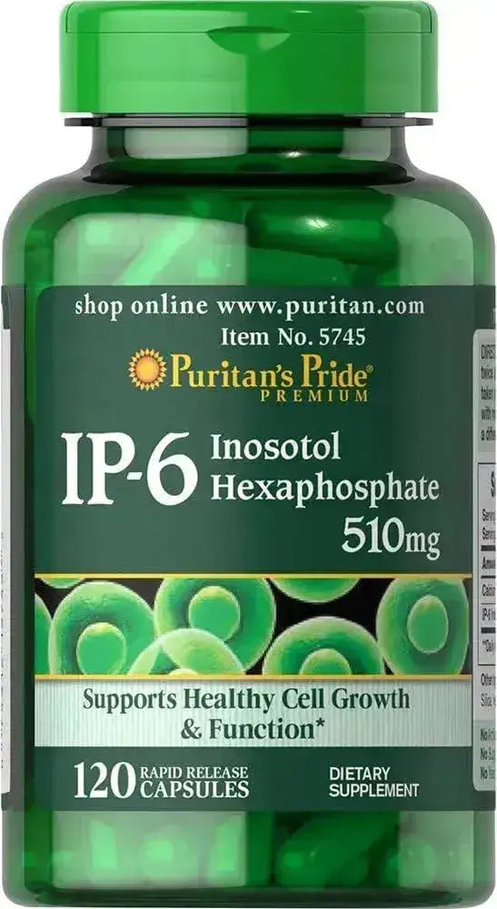 PURITAN'S PRIDE - Puritan's Pride IP-6 Inositol 510Mg. 120 Capsulas - The Red Vitamin MX - Suplementos Alimenticios - {{ shop.shopifyCountryName }}