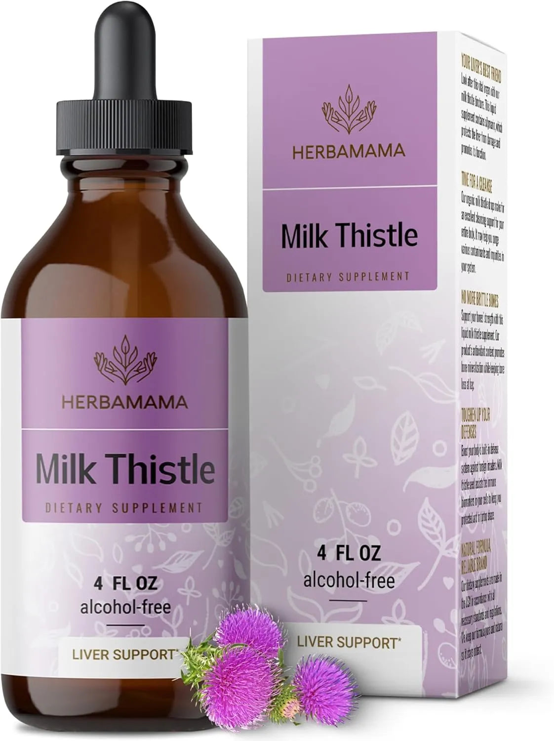 HERBAMAMA - HERBAMAMA Milk Thistle Drops 4 Fl.Oz. - The Red Vitamin MX - Suplementos Alimenticios - {{ shop.shopifyCountryName }}