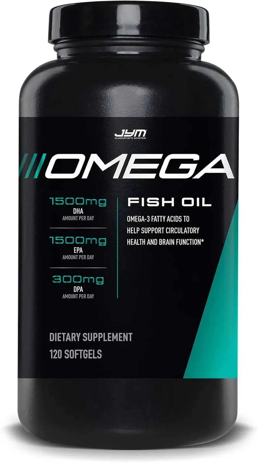JYM - JYM Omega Fish Oil 2800Mg. 120 Capsulas Blandas - The Red Vitamin MX - Suplementos Alimenticios - {{ shop.shopifyCountryName }}
