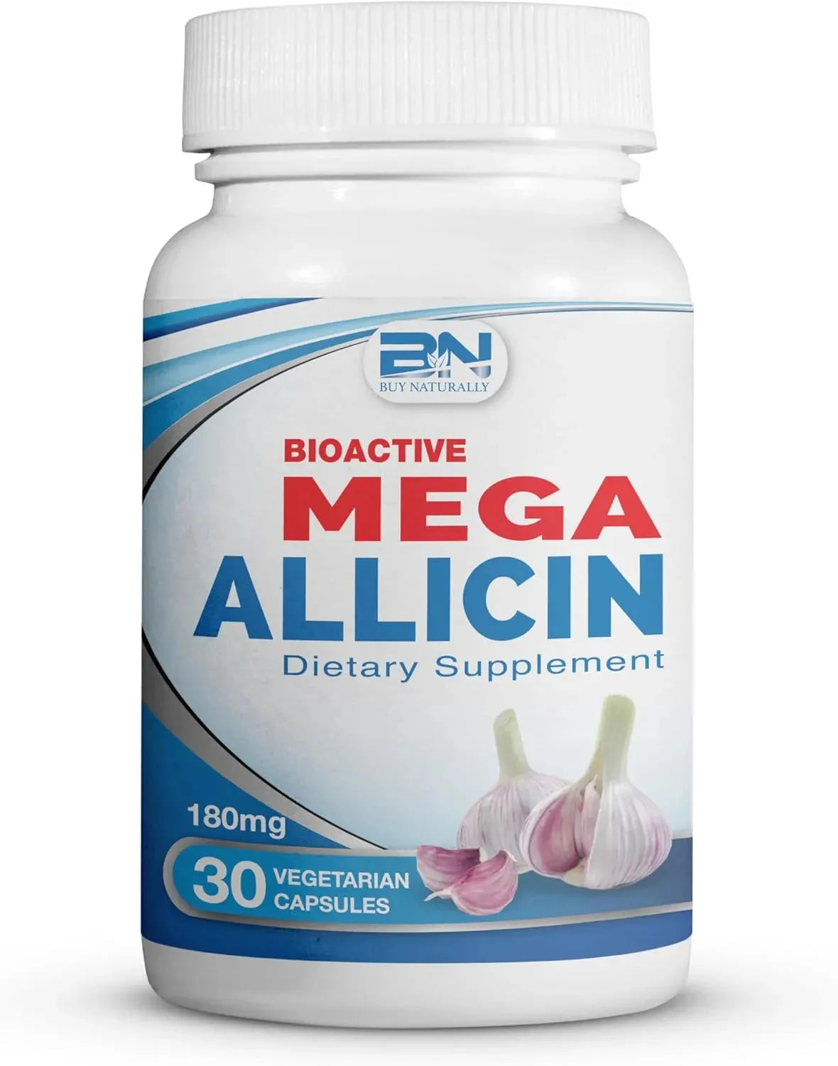 BUYNATURALLY - BuyNaturally 100% Pure Stabilized Allicin from Garlic 30 Capsulas - The Red Vitamin MX - Suplementos Alimenticios - {{ shop.shopifyCountryName }}