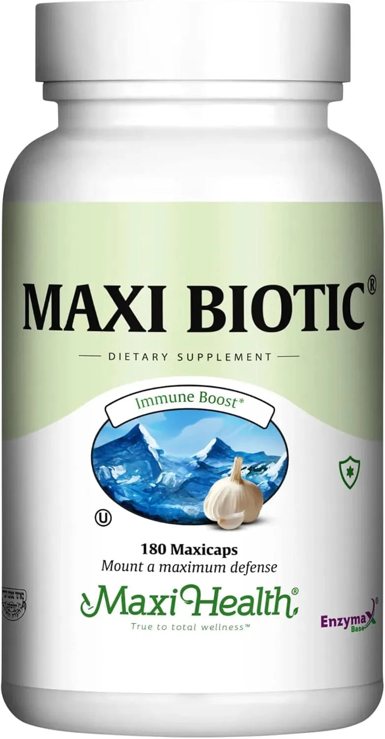 MAXI HEALTH - Maxi Health Maxi Biotic Aged Garlic Extract 180 Capsulas - The Red Vitamin MX - Suplementos Alimenticios - {{ shop.shopifyCountryName }}