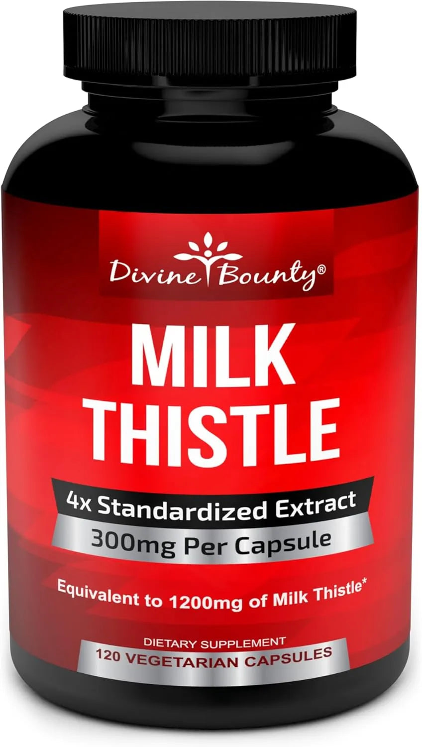 DIVINE BOUNTY - Divine Bounty Pure Milk Thistle 1200Mg. 120 Capsulas - The Red Vitamin MX - Suplementos Alimenticios - {{ shop.shopifyCountryName }}