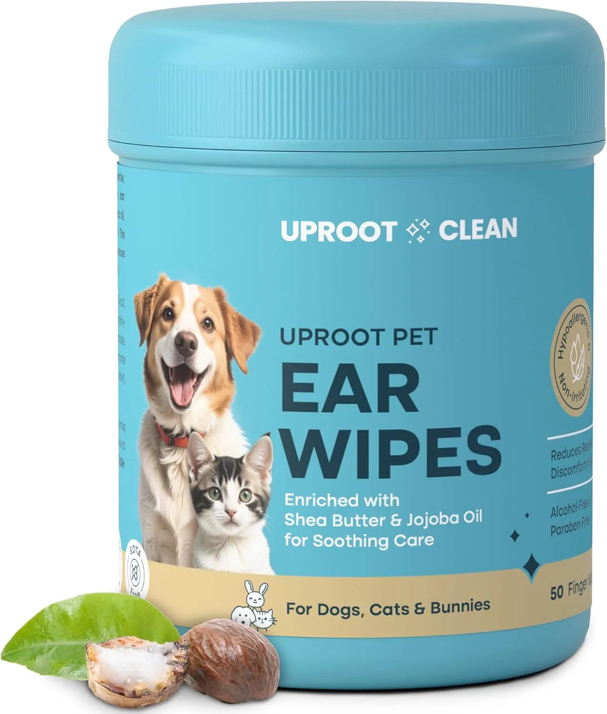 UPROOT CLEAN - Uproot Clean Cat & Dog Ear Cleaner Finger Wipes 50 Toallitas - The Red Vitamin MX - Cuidado Del Oído De Perros - {{ shop.shopifyCountryName }}