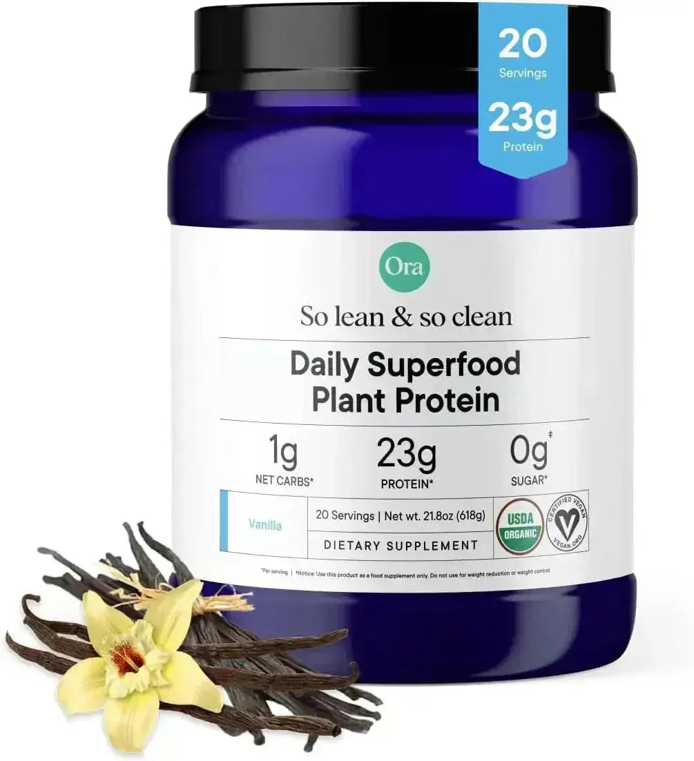 ORA ORGANIC - Ora Organic Vegan Protein Powder Vanilla Flavor 20 Servicios 618Gr. - The Red Vitamin MX - Suplementos Alimenticios - {{ shop.shopifyCountryName }}