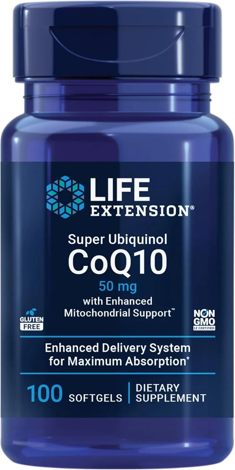 LIFE EXTENSION - Life Extension Super Ubiquinol CoQ10 with Enhanced Mitochondrial Support 100 Capsulas Blandas - The Red Vitamin MX - Suplementos Alimenticios - {{ shop.shopifyCountryName }}