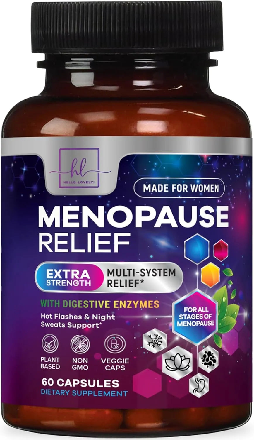 HELLO LOVELY! - Hello Lovely! Menopause Relief 60 Capsulas - The Red Vitamin MX - Suplementos Alimenticios - {{ shop.shopifyCountryName }}