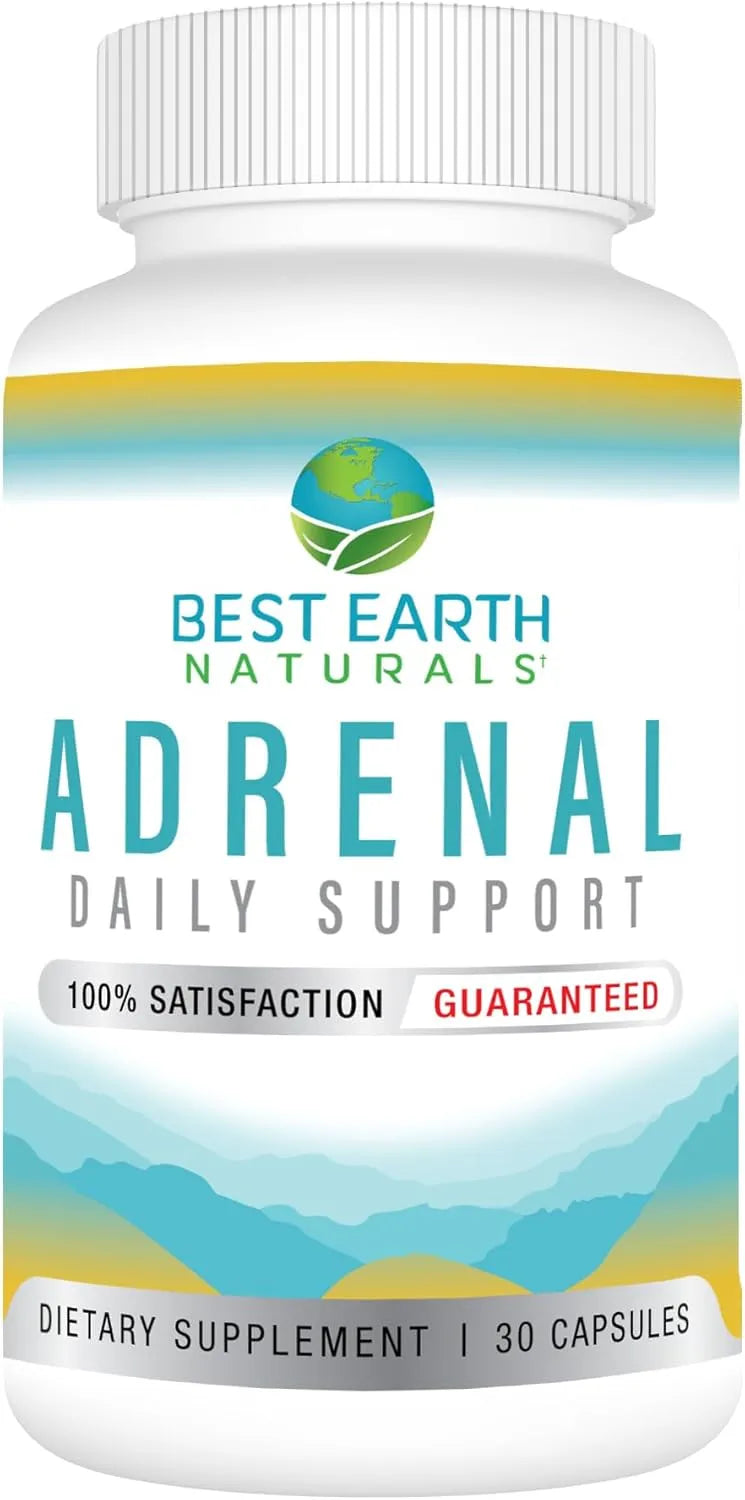 BEST EARTH NATURALS - Best Earth Naturals Adrenal Support 30 Capsulas - The Red Vitamin MX - Suplementos Alimenticios - {{ shop.shopifyCountryName }}