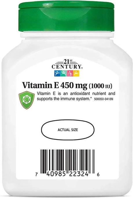 21ST CENTURY - 21st Century E 1000 I.U. 55 Capsulas Blandas - The Red Vitamin MX - Suplementos Alimenticios - {{ shop.shopifyCountryName }}
