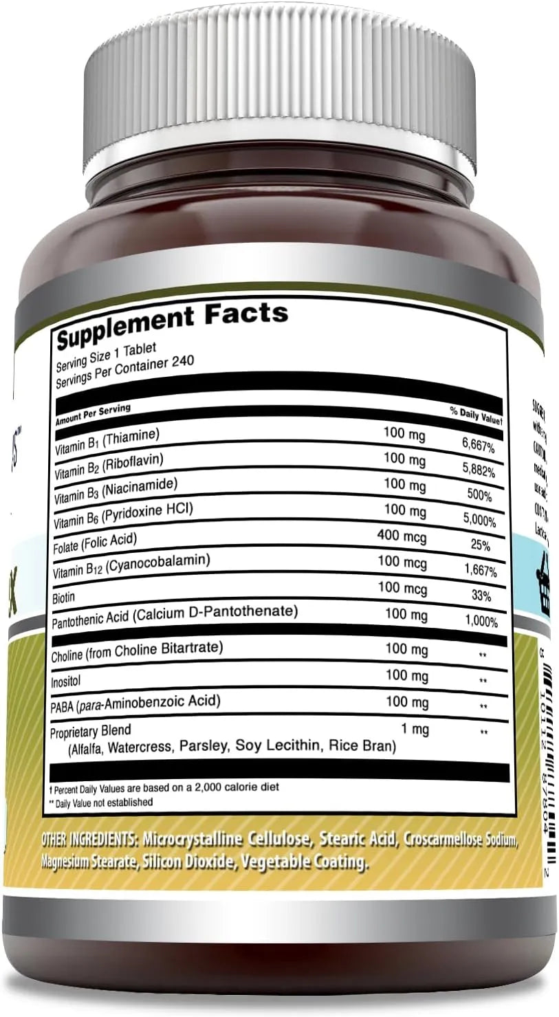 AMAZING FORMULAS - Amazing Formulas Vitamin B Complex 240 Tabletas - The Red Vitamin MX - Suplementos Alimenticios - {{ shop.shopifyCountryName }}