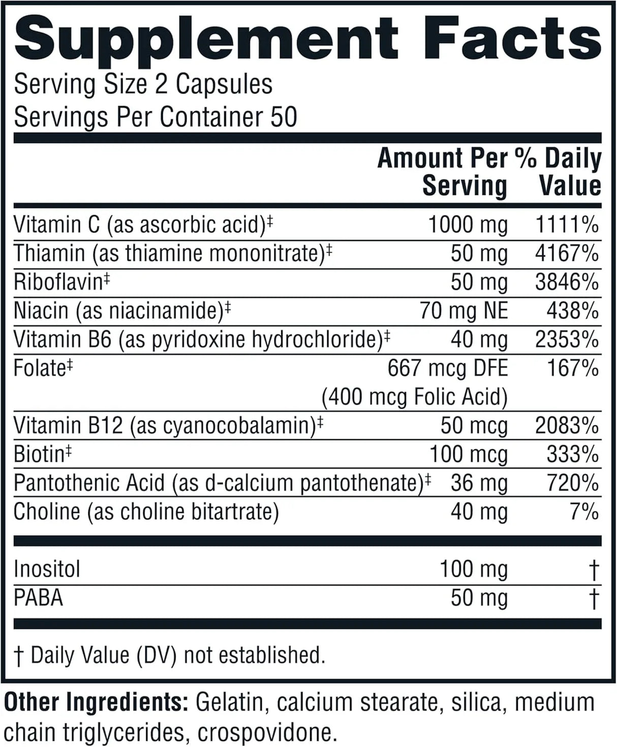 TWINLAB - Twinlab Stress B-Complex 100 Capsulas - The Red Vitamin MX - Suplementos Alimenticios - {{ shop.shopifyCountryName }}