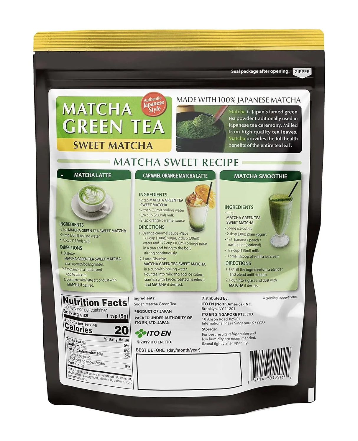 ITO EN - Ito En Matcha Green Tea 500Gr. - The Red Vitamin MX - Suplementos Alimenticios - {{ shop.shopifyCountryName }}