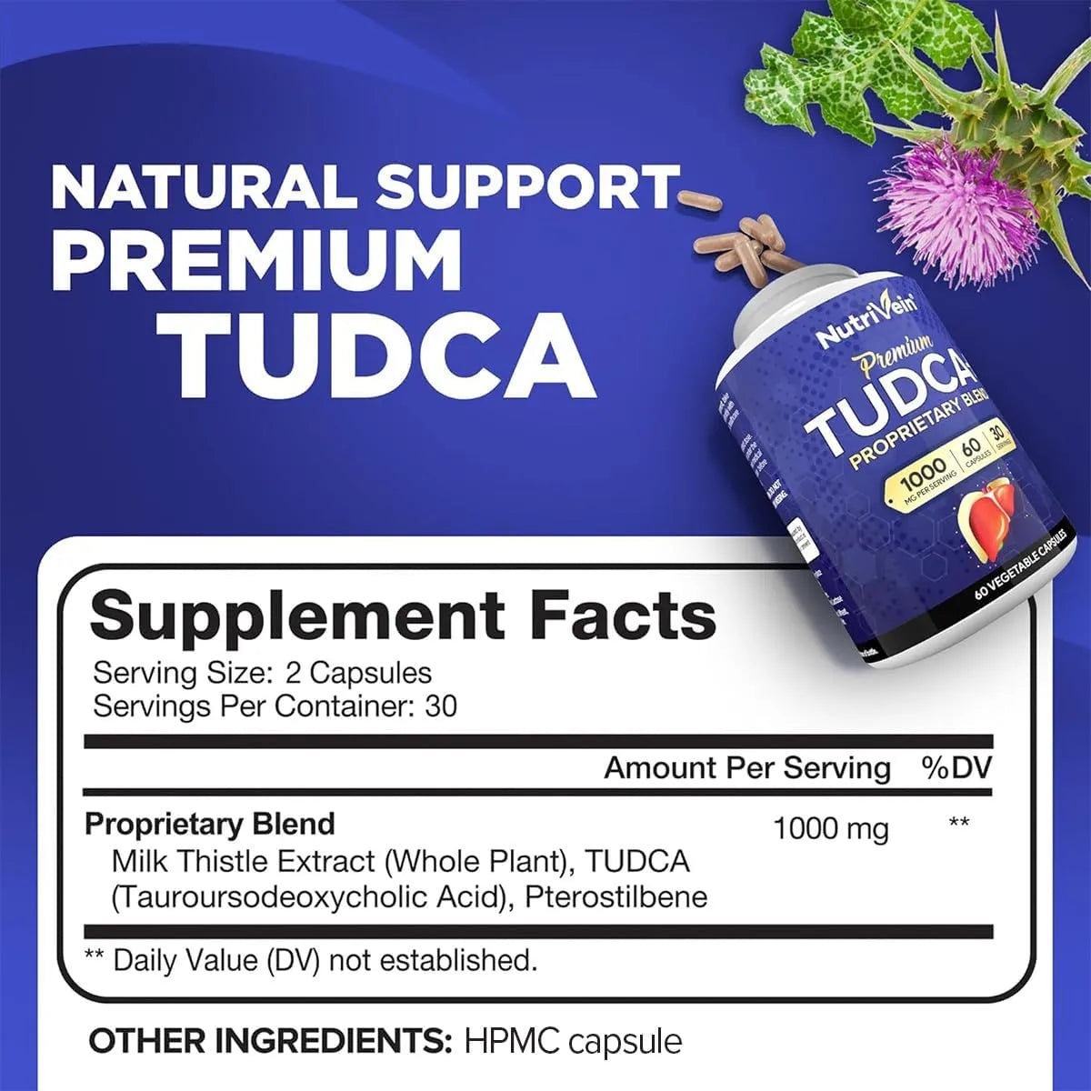 NUTRIVEIN - Nutrivein Premium TUDCA+ Liver Support 60 Capsulas - The Red Vitamin MX - Suplementos Alimenticios - {{ shop.shopifyCountryName }}