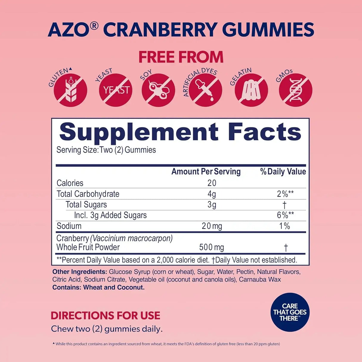 AZO - AZO Cranberry Urinary Tract Health Gummies 40 Gomitas - The Red Vitamin MX - Suplementos Alimenticios - {{ shop.shopifyCountryName }}