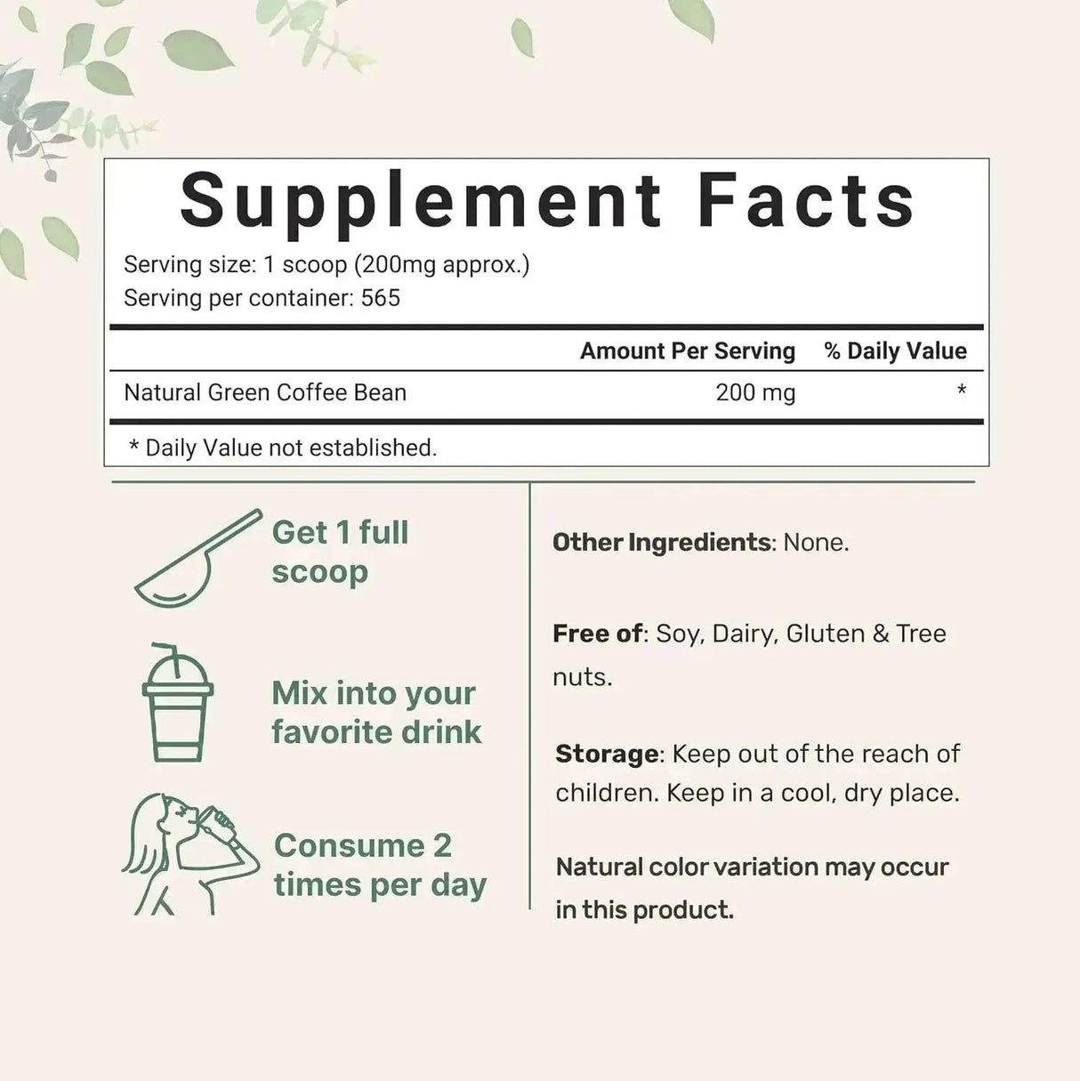 MICRO INGREDIENTS - Micro Ingredients Pure Green Coffee Bean Extract 113Gr. - The Red Vitamin MX - Suplementos Alimenticios - {{ shop.shopifyCountryName }}