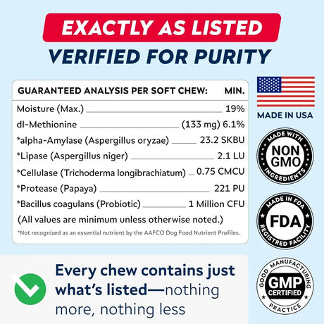 STRELLALAB - STRELLALAB Green Grass Dog Chews 120 Masticables - The Red Vitamin MX - Salud De Tracto Urinario Para Perros - {{ shop.shopifyCountryName }}