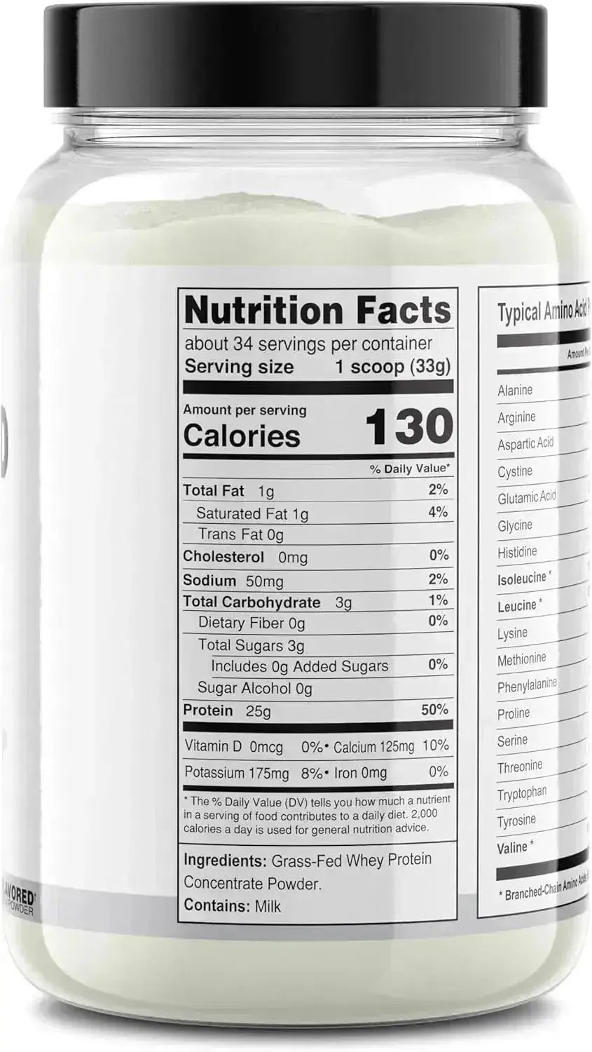 IT´S JUST! - It's Just! Whey Protein Concentrate Ultra Premium Grass-Fed Unflavored 2.5Lbs. - The Red Vitamin MX - Suplementos Alimenticios - {{ shop.shopifyCountryName }}