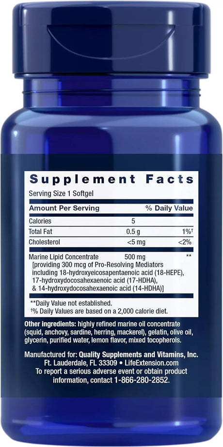 LIFE EXTENSION - Life Extension Pro-Resolving Mediators 30 Capsulas Blandas - The Red Vitamin MX - Suplementos Alimenticios - {{ shop.shopifyCountryName }}