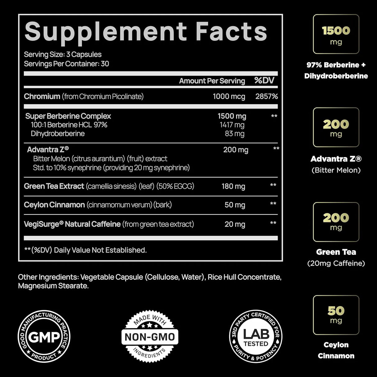 TERRA ELMNT - TERRA ELMNT Berberine GLP-1 90 Capsulas - The Red Vitamin MX - Suplementos Alimenticios - {{ shop.shopifyCountryName }}