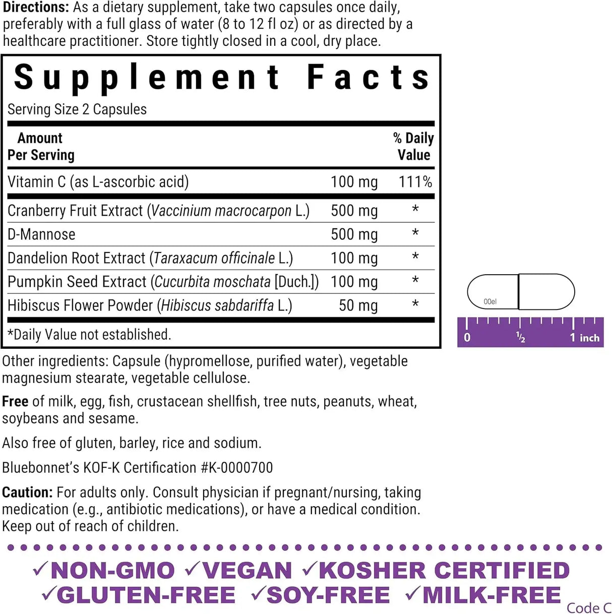 BLUEBONNET NUTRITION - BlueBonnet Nutrition Urinary Tract Support 60 Capsulas - The Red Vitamin MX - Suplementos Alimenticios - {{ shop.shopifyCountryName }}