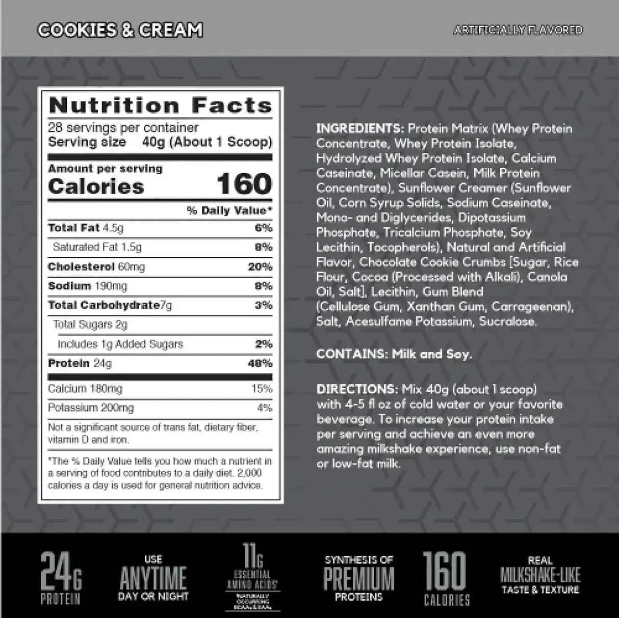 BSN - BSN SYNTHA-6 Edge Protein Powder Cookies N Cream 1.12 Kg. - The Red Vitamin MX - Suplementos Alimenticios - {{ shop.shopifyCountryName }}