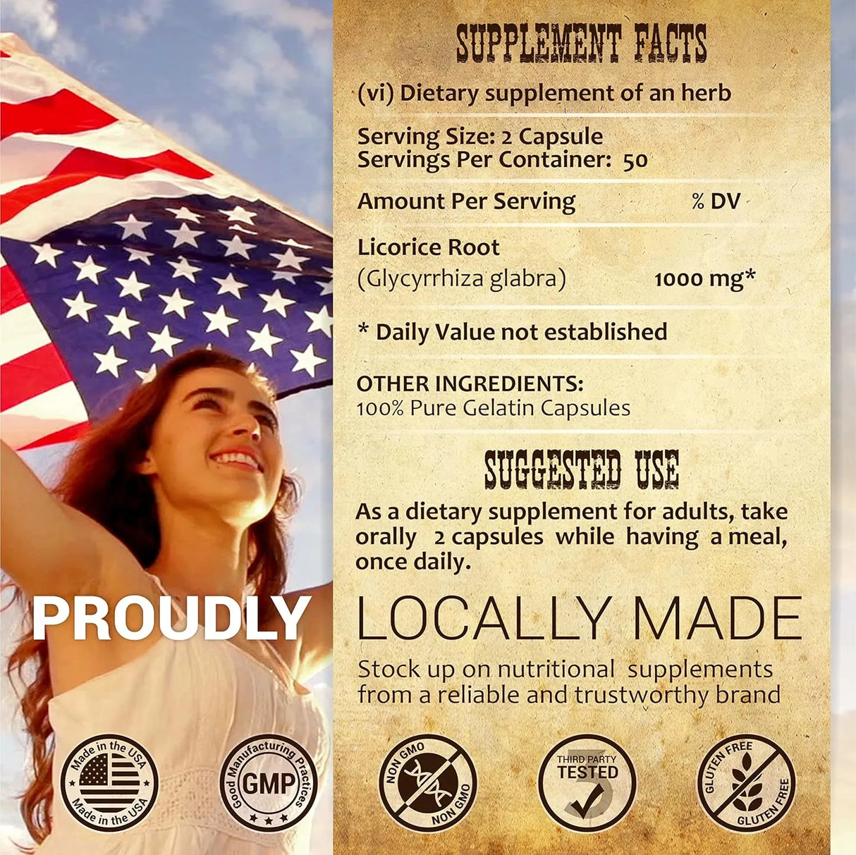 HERBALICIOUS - HERBALICIOUS Licorice Root Extract 100 Capsulas - The Red Vitamin MX - Suplementos Alimenticios - {{ shop.shopifyCountryName }}