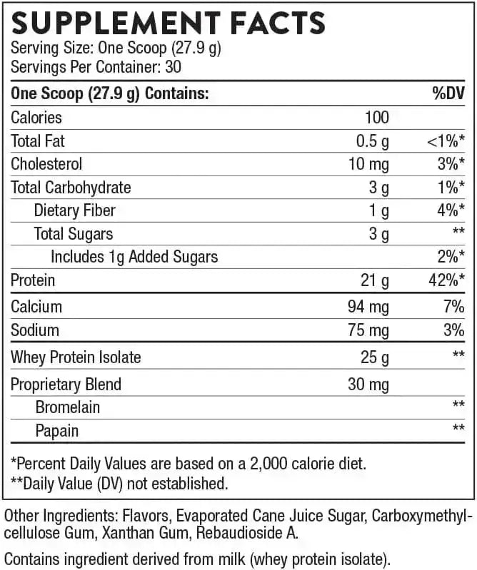 THORNE RESEARCH - THORNE Whey Protein Isolate Vanilla Flavored 30 Servicios 837Gr. - The Red Vitamin MX - Suplementos Alimenticios - {{ shop.shopifyCountryName }}