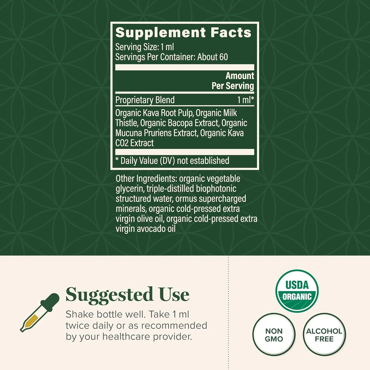 GLOBAL HEALING CENTER - Global Healing Center Organic Kava Calm 2 Fl.Oz. - The Red Vitamin MX - Suplementos Alimenticios - {{ shop.shopifyCountryName }}