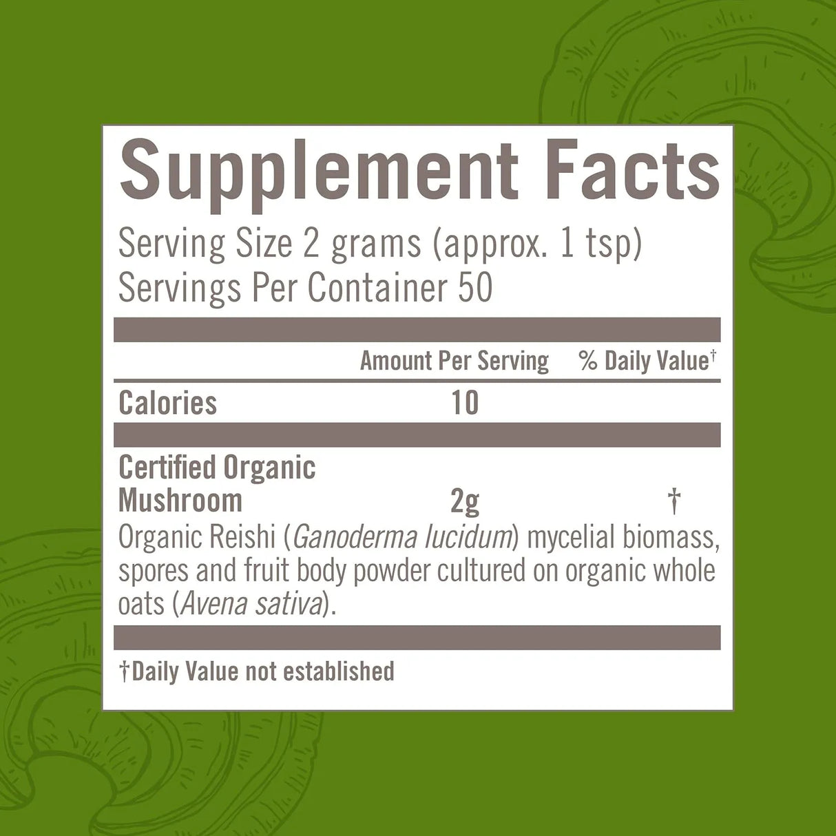 OM - Om Mushroom Superfood Reishi Organic Mushroom Powder 100Gr. - The Red Vitamin MX - Suplementos Alimenticios - {{ shop.shopifyCountryName }}