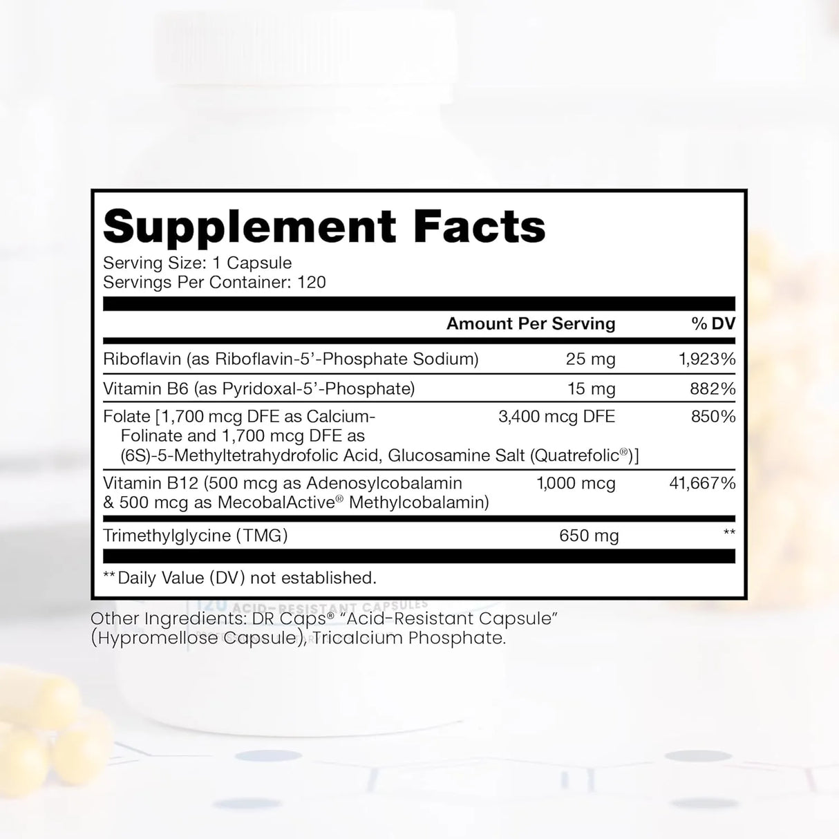 PURE THERAPRO RX - Pure TheraPro Rx Methylated B Complex 120 Capsulas - The Red Vitamin MX - Suplementos Alimenticios - {{ shop.shopifyCountryName }}